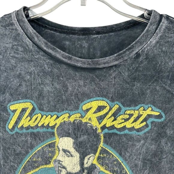 Thomas Rhett T Shirt Womens XXL Gray Stone Washed Short Sleeve Life Changes Tour - Picture 4 of 8